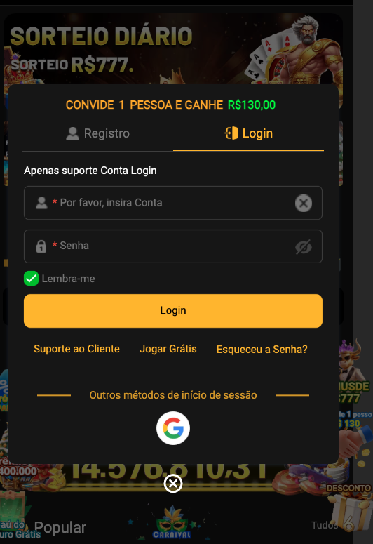 Aplicativo móvel CCU777